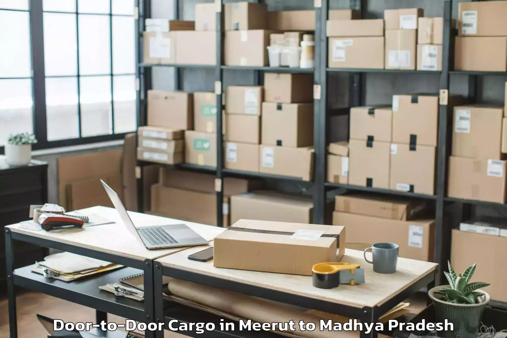 Affordable Meerut to Khirkiya Door To Door Cargo